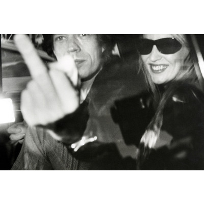 Ron Galella „Mick Jagger and Jerry Hall“
